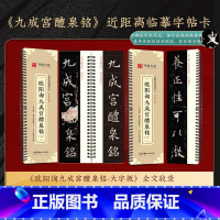 《九成宫碑》字卡2册(376页2256字) [正版]欧阳询九成宫醴泉铭楷书字帖(李祺本姚孟起临本)欧阳询楷书毛笔字帖碑帖