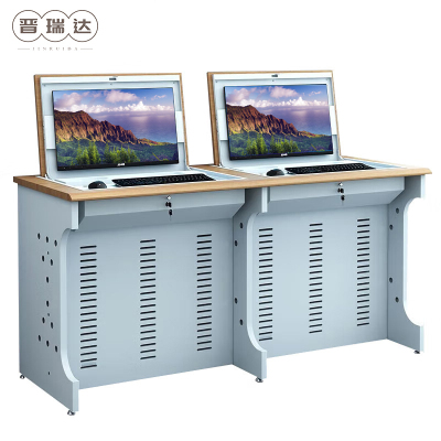 晋瑞达 翻转电脑桌(两人位)1600*600*750mm/张