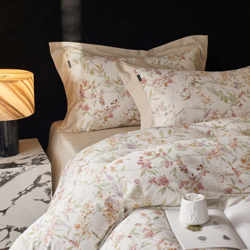 高级感秋冬120s超细旦天丝棉磨毛四件套柔软加厚美式床单被套床品