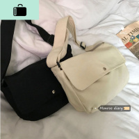春装chic韩版百搭纯色半圆简约单肩斜跨包男女休闲书包肩带可调节NEW LAKE女斜挎包