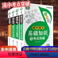 (全4册)高中语数英基础知识及考点突破 [正版]高中语数英基础知识大全及考点突破语文数学英语基础知识手册新版高一高二高三