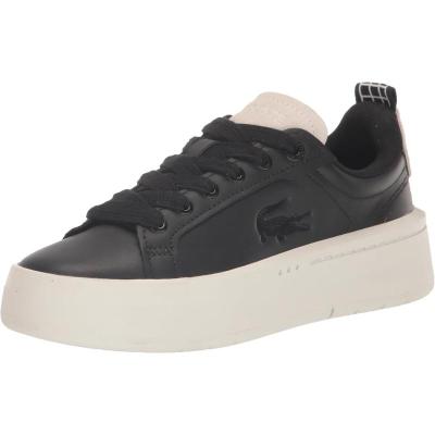 Lacoste女鞋休闲板鞋厚底平台皮质运动鞋舒适百搭街头潮牌 sneake