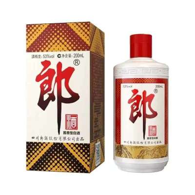 郎牌郎酒小普郎53度 200ml 酱香型白酒