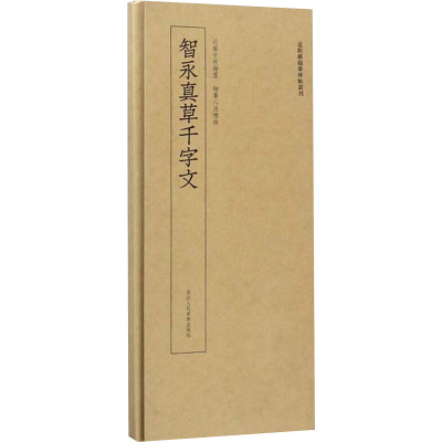 智永真草千字文 高清原大碑帖单片装帧便临摹 释文注释简体旁注 近距离临摹碑帖丛刊中国碑帖名品教程毛笔书法 草书毛笔字