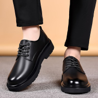 牛皮皮鞋男商务正装鞋真皮2026新款英伦休闲鞋男士皮鞋青年婚鞋子