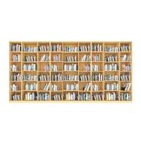 书柜4800W*400D*3000H/组