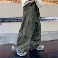 儿童装男童秋装裤子新款中大童春秋款男孩休闲工装裤秋季长裤