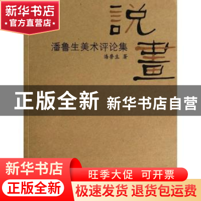 正版 说画:潘鲁生美术评论集 潘鲁生著 山东教育出版社 978753287