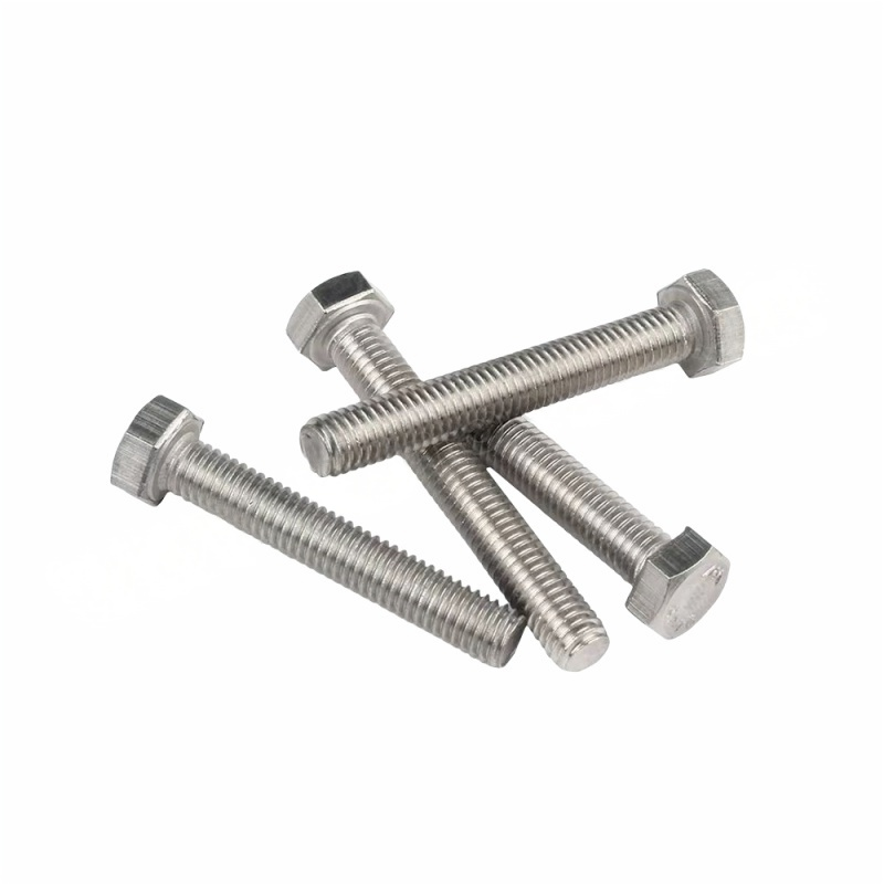 JIBIN/继彬DIN933外六角螺栓 不锈钢304 A2-70 本色 全牙 M12×70 1个