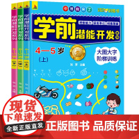 学前潜能开发4-5岁益智书籍阶梯数学思维训练幼儿园幼儿启蒙早教绘本数字思维逻辑训练幼小衔接教材书籍四岁宝宝适合看的书