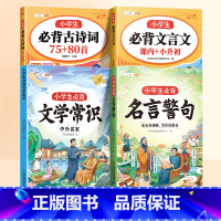 [全4册]名言警句+文学常识+古诗词+文言文 小学通用 [正版]小学生名言佳句必背名言警句小辞典歇后语谚语大全国学经典中