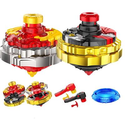 三宝超变战陀玩具陀螺儿童拉线对战合体圣焰红龙超能环战斗盘蓝龙圣焰红龙+暗影黑龙送35cm战斗盘-