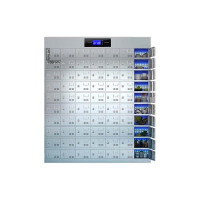 豪利特不锈钢员工食堂消毒餐厅紫外线高温餐盘餐具柜多格饭盒储物柜70门碗柜 紫外线消毒+高温热风循环