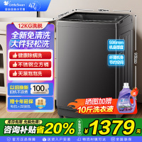 小天鹅波轮洗衣机全自动 深层除螨洗 一键智洗 12公斤大容量全家衣物一桶洗 一级能效 TB12-1809T