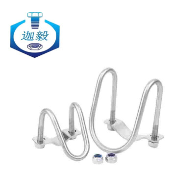 迦毅双U型卡扣M6-20x20个