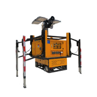 明特佳 MTJ-ZMT2907 4*700W 自动装卸移动照明灯塔(计价单位:套) 黄色