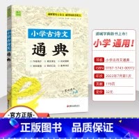 小学古诗文通典 小学通用 [正版]2023新版小学古诗文一本通全国通用小学生一二三四五六年级上册下册古诗文阅读翻译注释赏