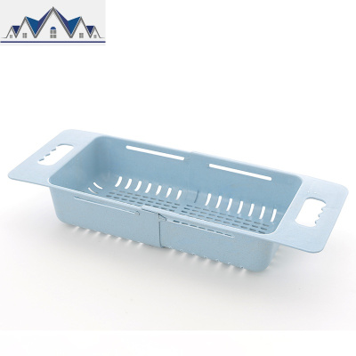 可伸缩水沥水架洗菜盆置物架碗筷架子家用厨房碗碟架蔬菜收纳架 三维工匠