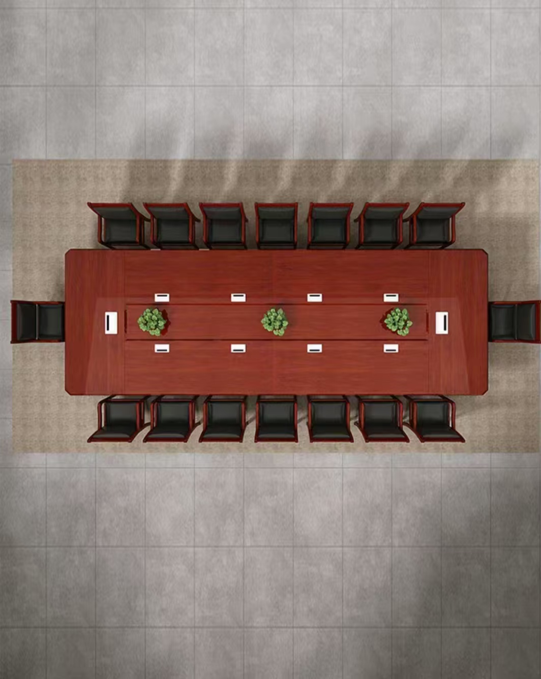 振雅 2.4米会议桌 by-2400