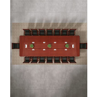 振雅 2.4米会议桌 by-2400