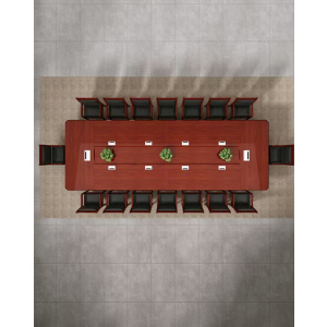 振雅 2.4米会议桌 by-2400