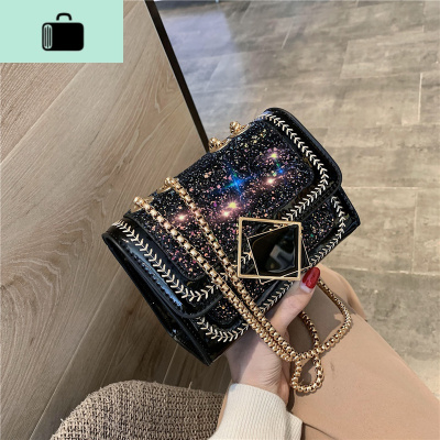 网红小包包女包2020夏季新款潮时尚链条百搭单肩包洋气斜挎小方包NEW LAKE女士单肩包