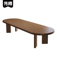 伟樽长条会议桌实木120*60*75cm张