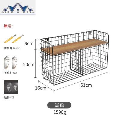 铁艺双层置物架落地多层卧室床头厨房杂物收纳架子桌面储物免打孔 三维工匠