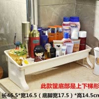 卫生间置物架落地浴室角架收纳架塑料洗手间洗漱台面化妆品收纳盒 三维工匠 1713#抽屉式象牙白2层储物架