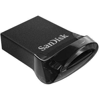 闪迪（SanDisk）高速酷豆（CZ430）USB3.1接口U盘读取130M/S128GB(金典黑色）