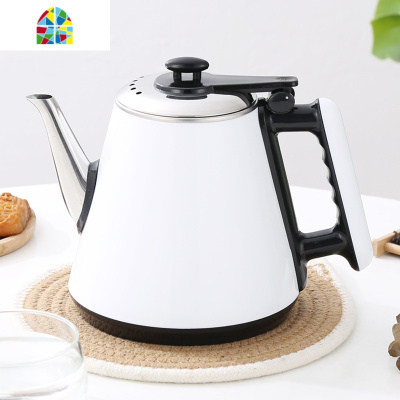 全新升级 茶吧机配套防烫手包胶壶电热茶炉304单个烧水壶茶具配件 FENGHOU 深卡其布色食品级包胶小五环