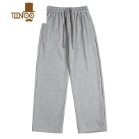 YANXU马切达秋季男士抽绳宽松卫裤男潮牌日系休闲长裤男生纯色运动裤子