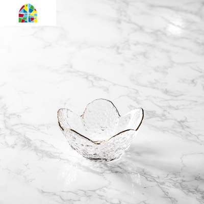 网红ins 风饭碗一人食小花餐具套装家用汤碗碗盘小碗乔迁餐具 FENGHOU 烟灰金边三件套