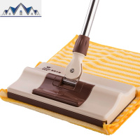 木地板拖把旋转夹固式地拖平板懒人吸水家用瓷砖抓布拖把 三维工匠