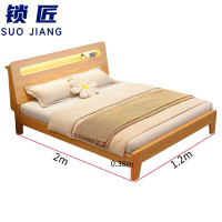 锁匠床+1床头柜+5cm床垫