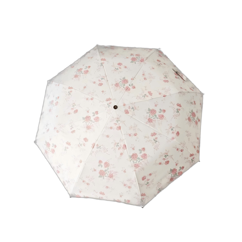 六羊纺 小清新花伞晴雨两用遮阳伞女防紫外线雨伞 个