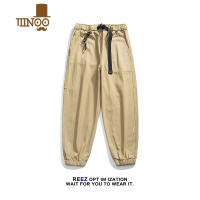 YANXUREEZ[店主穿搭]日系工装裤男束脚秋季潮牌宽松直筒百搭休闲长裤