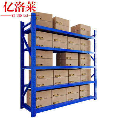亿洛莱重型仓储货架备品架2000*400*2000mm五层(500kg)组