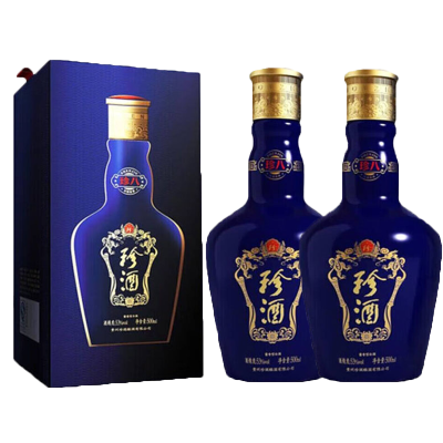 珍酒 珍八 53度500ml*2瓶 酱香型新老版本年份随机 口粮自饮