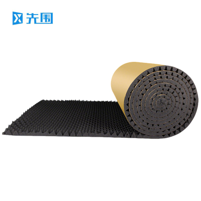 先围 波浪隔音棉板 黑色厚20mm 平方米