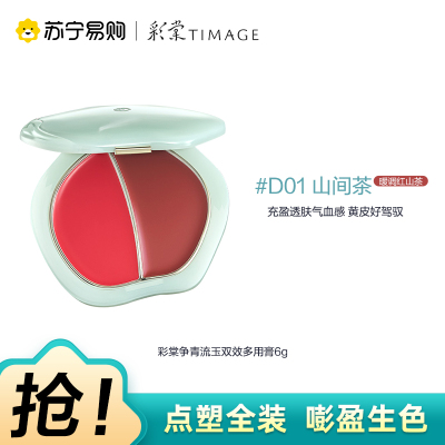 彩棠争青流玉双效多用膏D01山间茶6g