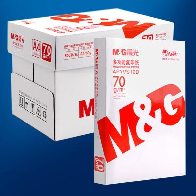 晨光A4纸打印复印纸一包500张70g白纸80g单包整箱5包打印纸木浆a四纸纸品打印机纸草稿纸办公用品