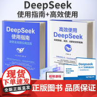 2册]高效使用DeepSeek+deepseek使用指南2025deepseek从入门到精通零基础掌握原理与项目实战指南