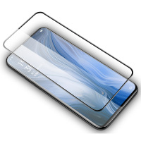 [买2送手机壳]轻万适用realme x钢化膜全屏覆盖realmex钢化玻璃防指纹全屏丝印手机膜手机保护膜黑色