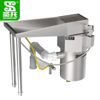 圣托(Shentop)厨房餐厨垃圾处理器 商用泔水处理器 厨余垃圾粉碎机食物垃圾处理器 餐厅不锈钢碎渣机 DRA03