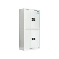 铭威盾保密柜财务档案柜文件柜办公室资料储物柜保险柜电子密码国保锁通双节白色-电子密码锁常规