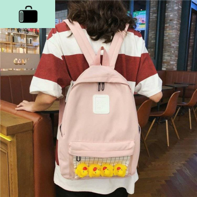 2019款ins包包女书双肩包女包女学生韩版帆布包背包女包百搭背包NEW LAKE