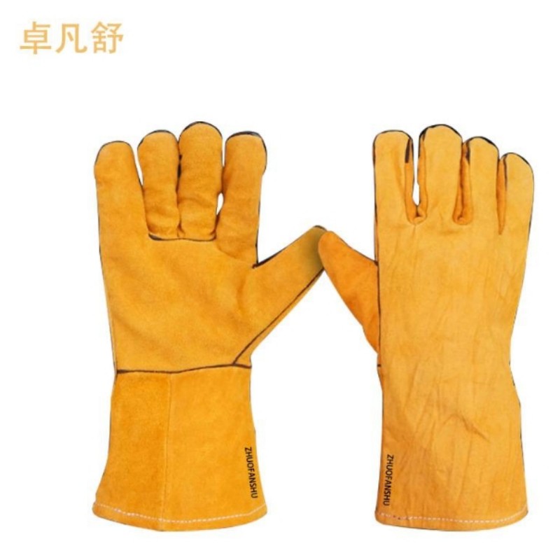 卓凡舒 二层牛皮手套 37公分 双