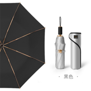 三折手动]铝合金玻纤伞架 加厚双层钛银伞布 橡胶漆手柄 YF-S2021025 晴雨两用伞
