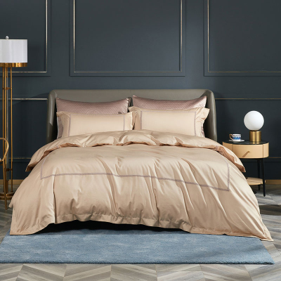 罗莱1.8m100支全棉四件套床单款舒适亲肤高品质国产床品套装